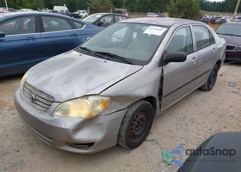 2003 Toyota Corolla Ce из США, поврежденный, VIN 1NXBR32E43Z124533